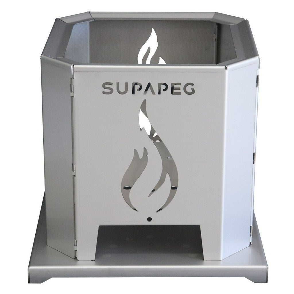 SALE Supa Cube Firepit (Stainless Steel) *Minor Blemishes*