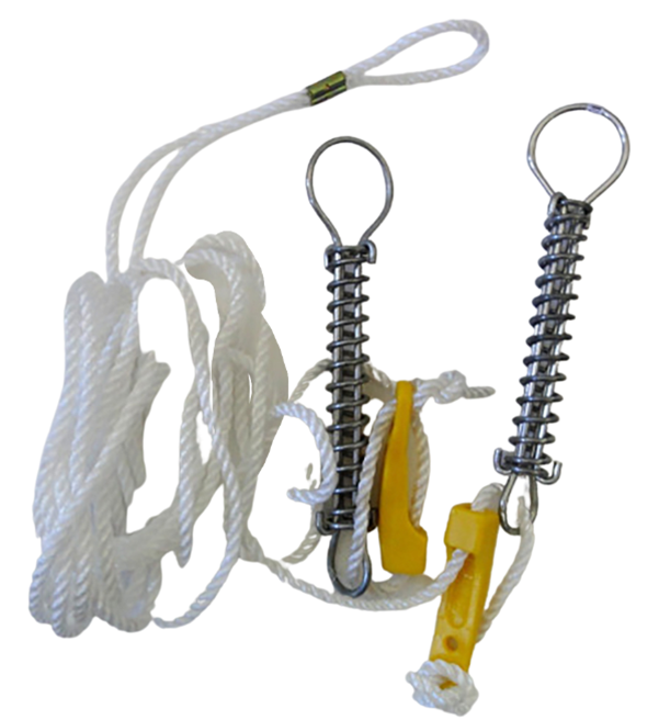 SALE Corner Guy ropes- Various spring Eye sizes – Supa Peg Australia