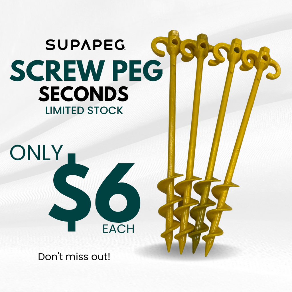 SALE  Sand Screw Peg 1 x 500mm
