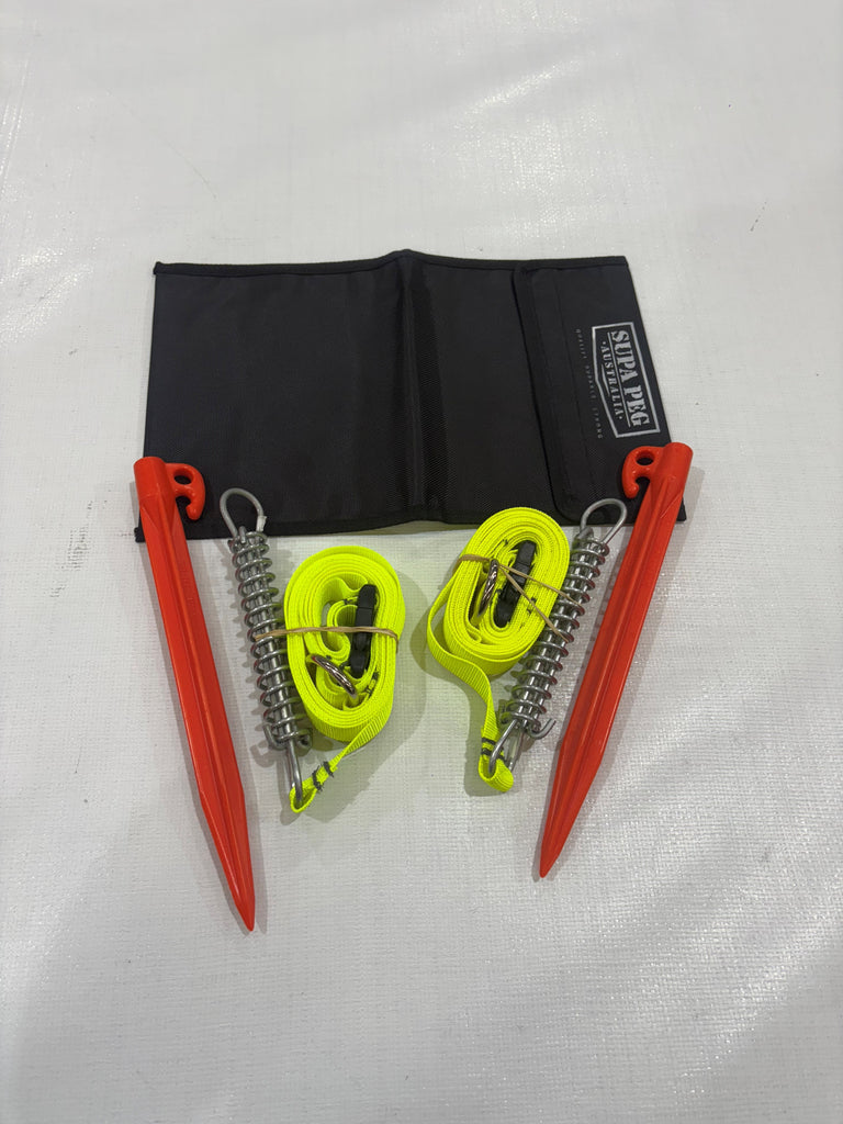 SALE Awning Storm Tie Down Strap Kit - Supa Peg Australia