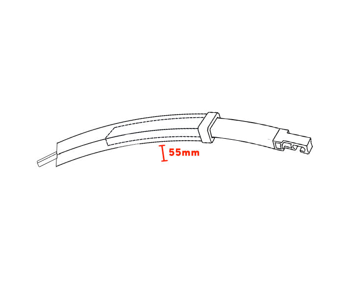 SALE CURVED ROOF RAFTER - WHITE - 40mm (275cm Open) – Supa Peg Australia
