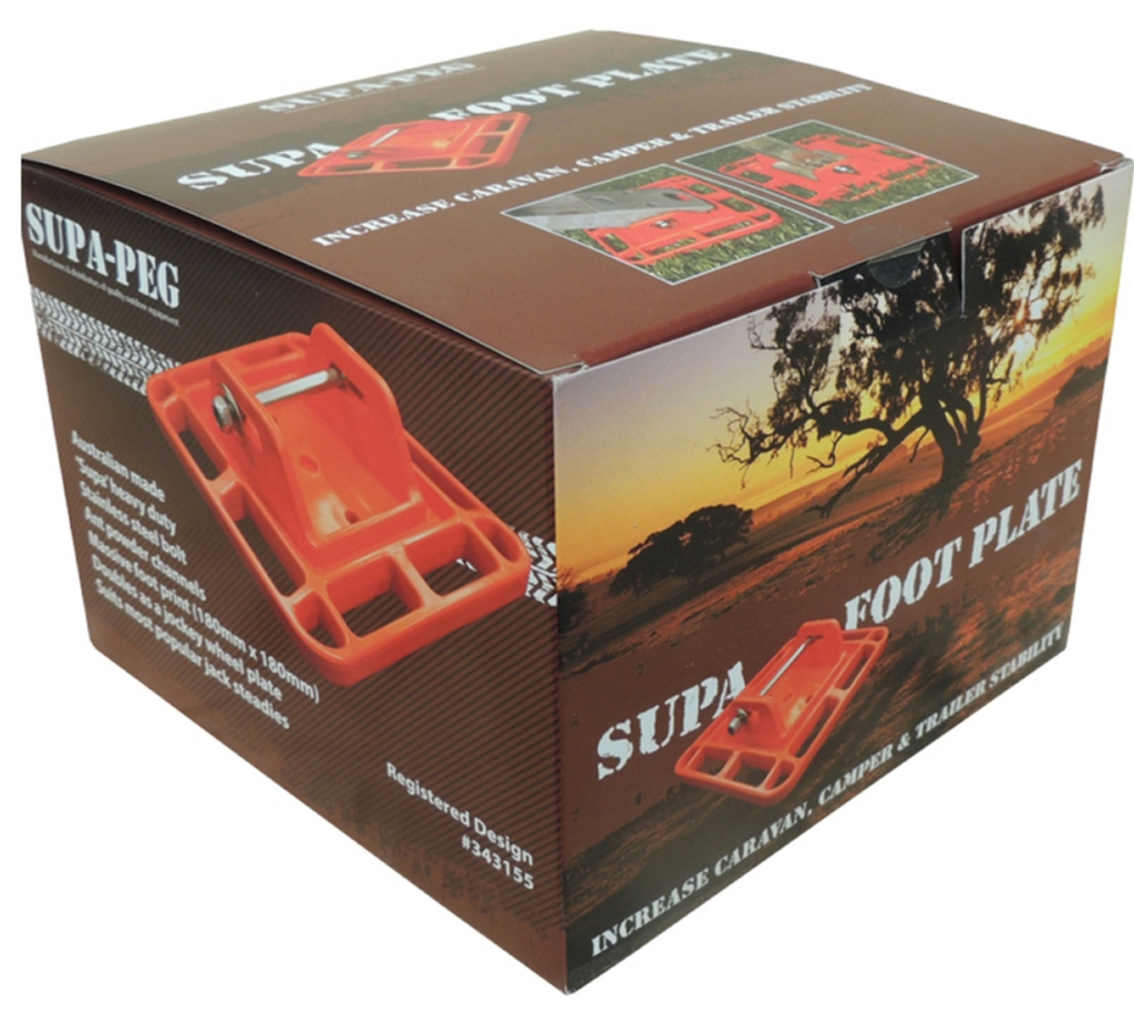 SALE Supa Steady Foot Plate-  Pk4 (Orange on sale)