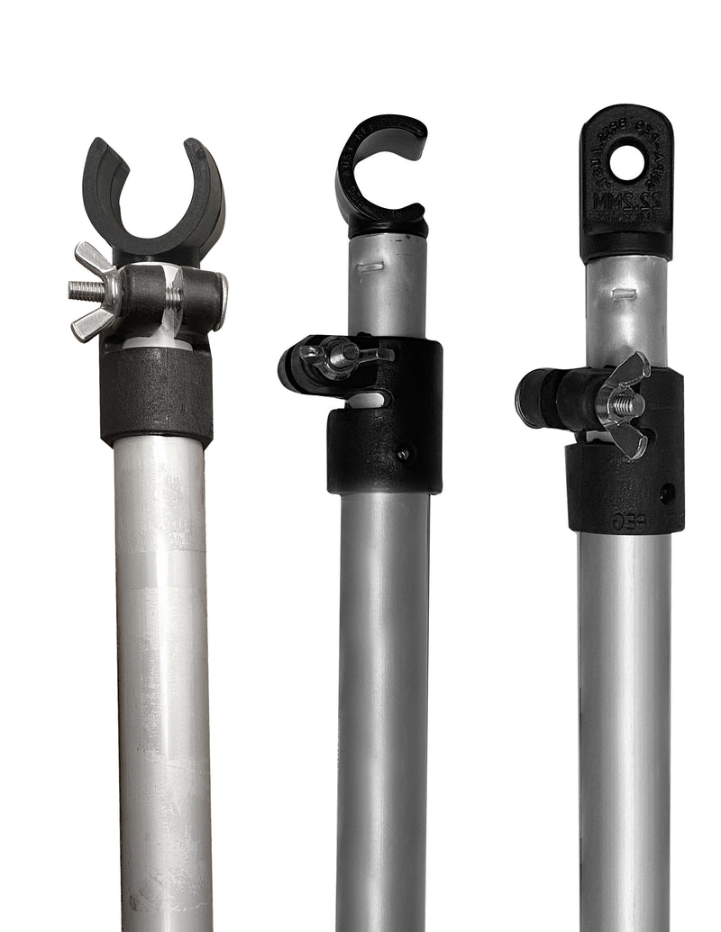 tent pole ends Aluminium Spreader Poles | Tube Diameter 22.2 / 25.4mm